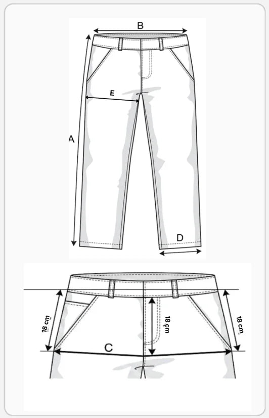 Hướng dẫn cách đo Wide Pants